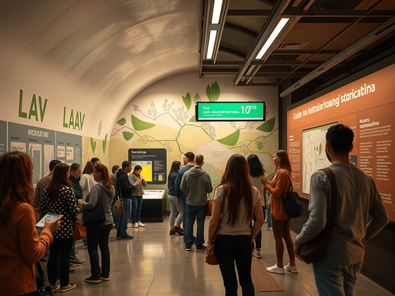 Estación LAV: Sostenibilidad en Metro de&nbsp;Santiago