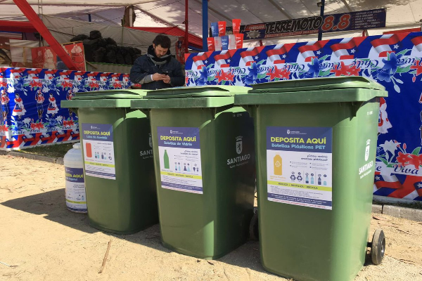 Basura generada por fondas, posterior a Fiestas Patrias.
