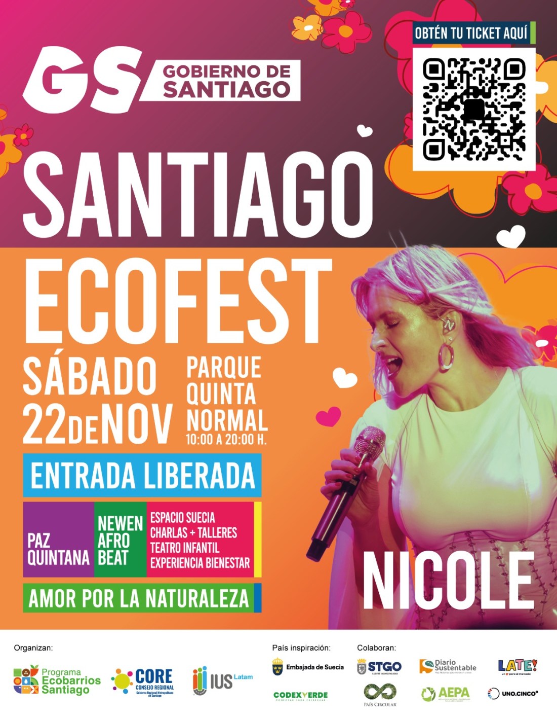 Afiche Santiago Ecofest 2025 nuevo
