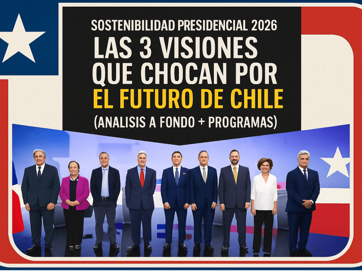 Sostenibilidad 2026: Los 3 Modelos Presidenciales que Chocan por el Futuro de Chile (Análisis a&nbsp;Fondo)