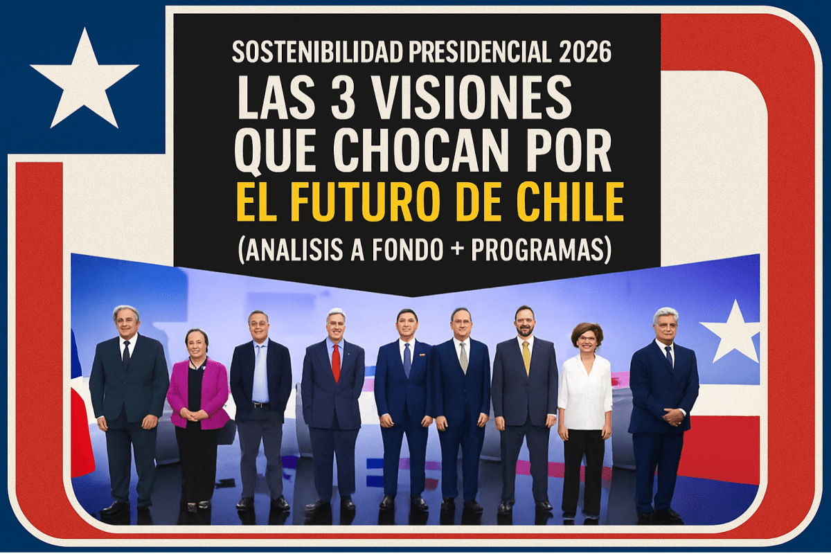 Sostenibilidad 2026: Los 3 Modelos Presidenciales que Chocan por el Futuro de Chile (Análisis a&nbsp;Fondo)