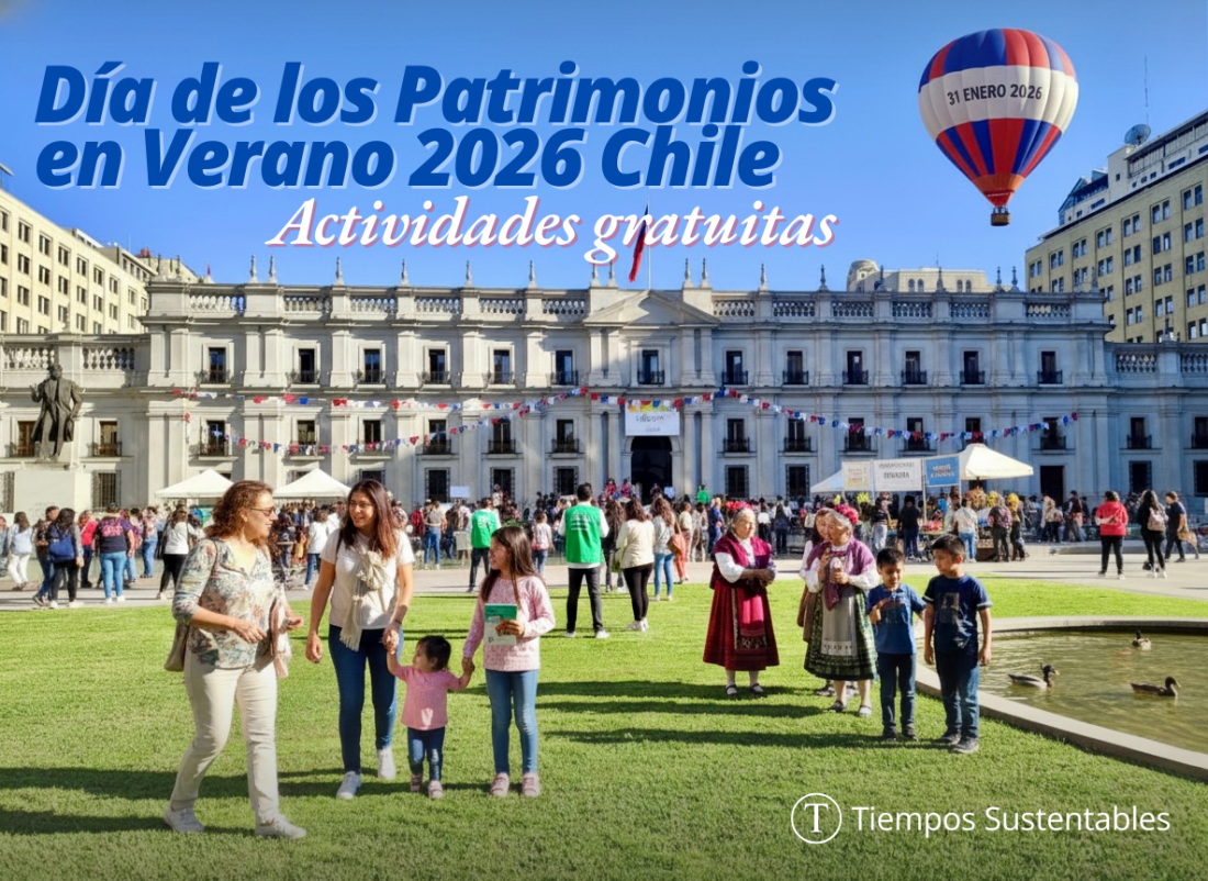 Día de los Patrimonios en Verano 2026 Chile actividades gratuitas Tiempos Sustentables