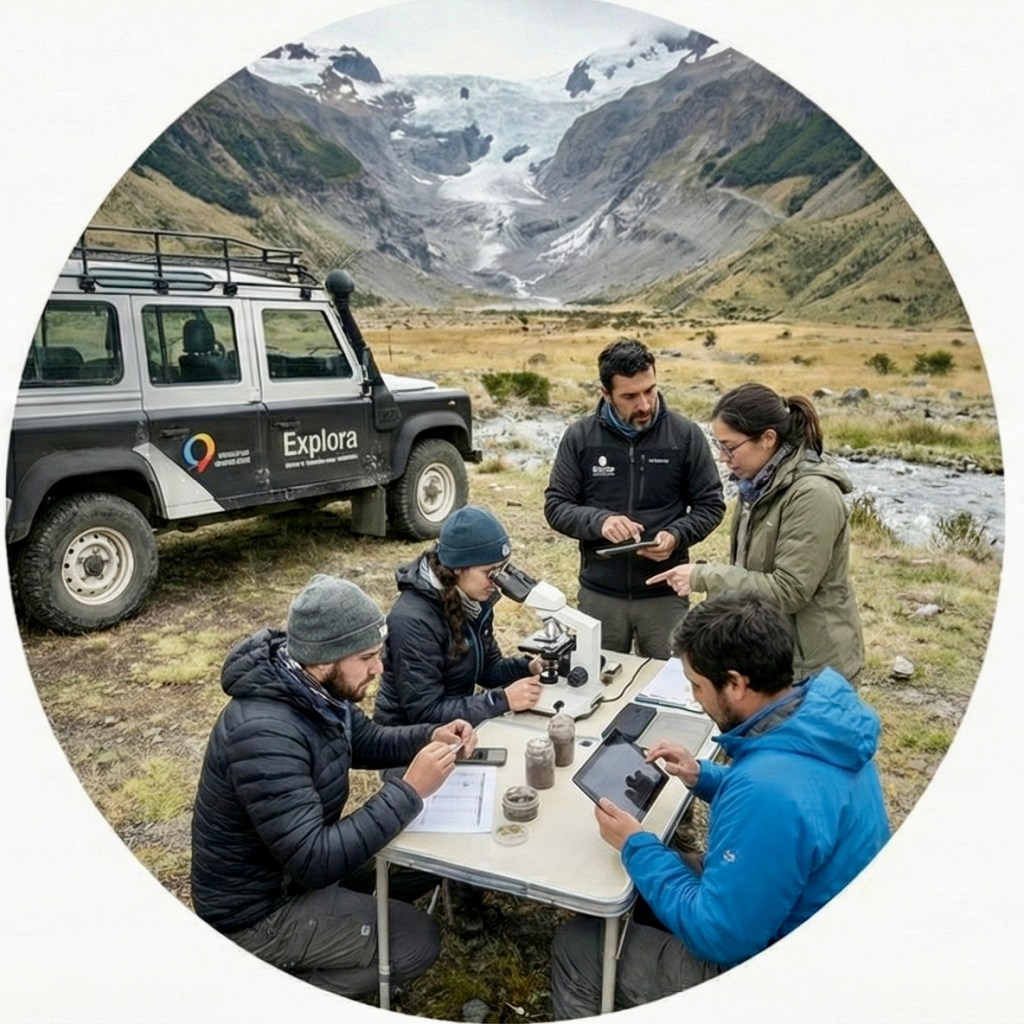 El Científico (Explora): Su transformación es radical. Ya no son hoteleros; son una plataforma de exploración científica financiada por viajeros. El viaje subvenciona el conocimiento biológico necesario para la conservación.